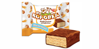Конфеты Коровка вафельная