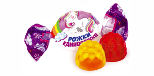 Конфеты Рожки-единорожки